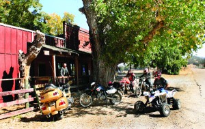 The Pozo Saloon, the only business in Pozo, is where motorcyclists of all persuasions can assuage their thirsts.