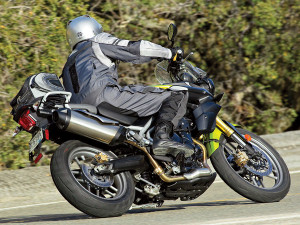 2011 Triumph Tiger 800 right side action