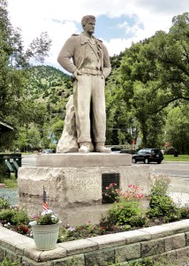 Statue of Steve Canyon, Colorado