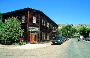 The Rough Riders Hotel and Dining Room, downtown Medora.