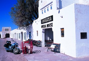 The Amargosa Opera House at Death Valley Junction where Marta Becket puts on shows twice a week in the cool season.