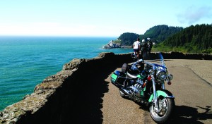 One of the many scenic overlooks along Highway 101.