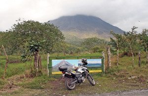 The 5,400-foot peak of Arenal Volcano, dormant since 2010, remained shrouded in clouds during our visit—but the view was still beautiful.