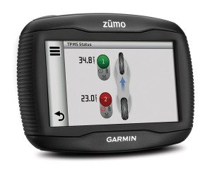 Garmin zumo 390LM's Tire Pressure Monitoring System