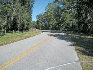 Central Florida backcountry roads.