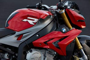 A small amount of bodywork conceals the radiators and has gills like the fully faired S 1000 RR.
