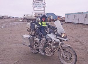 If it’s a rainy day on the Dalton Highway, and you’re covered in mud and still smiling, you must be an Iron Butt rider. 