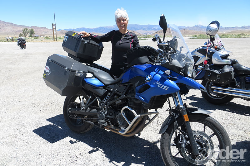 Karen heard about the Sisters' ride 48 hours before it was scheduled to begin. That was all she needed: she made the arrangements, paid the entrance fee and headed to Brooklyn to take part in history. (Photo: the author)