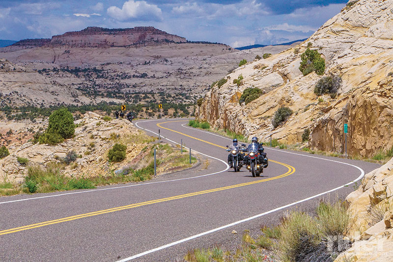 The infamous "Hogback," a.k.a. State Route 12 between Escalante and Torrey, Utah. The narrowest and most thrilling, heart pumping, nervous laughing, beautiful stretch of pavement in Utah.
