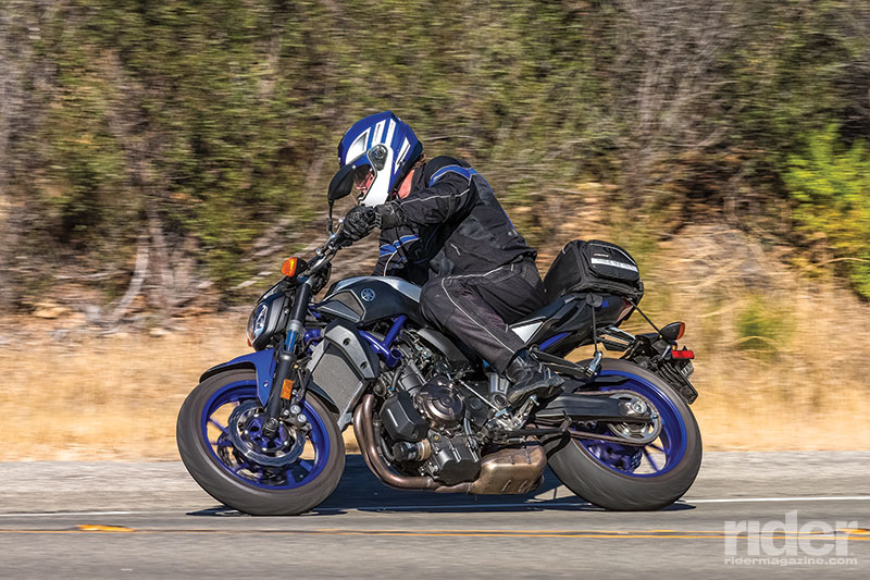 The feisty FZ-07 might be even more fun than its big brother, the FZ-09. 