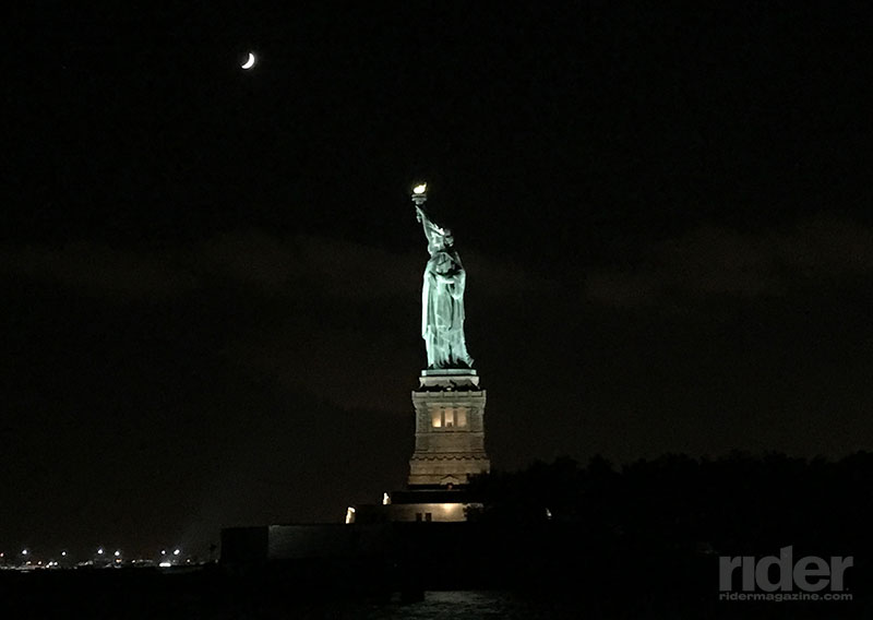 The highlight of the cruise was our pass by the Statue of Liberty. It's impossible not to be touched by the gravity of what the sight of Lady Liberty must have meant to immigrants as they arrived in New York Harbor. (Photo: the author)