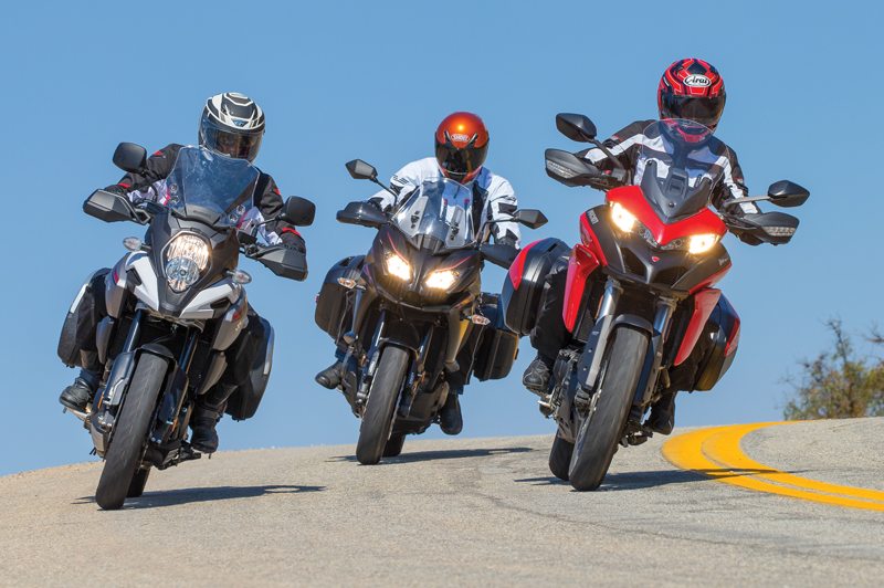 Ducati Multistrada 950 vs. Kawasaki Versys V-Strom | Rider Magazine