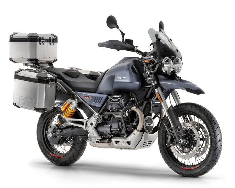 Griglia Parafaro In Acciaio Per Moto Guzzi V85 TT (2019-2023) – Protezione Faro Con Copertura