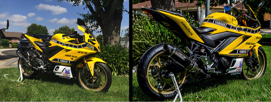 Kenny Roberts Customized Yamaha YZF-R3 to Be Auctioned