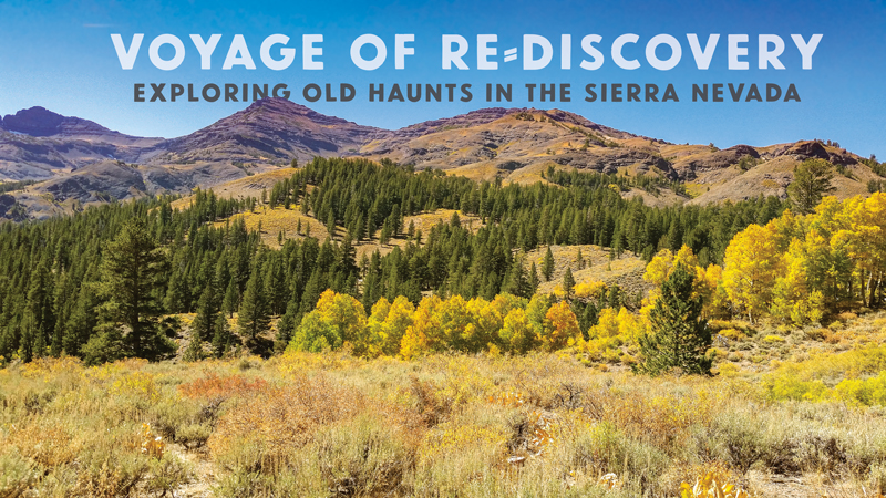 Voyage of Re-Discovery in Gold Country and the Sierra Nevada