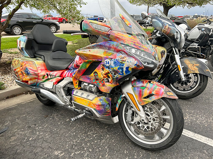Kyle Petty Charity Ride attraverso l'America Herschel Walker