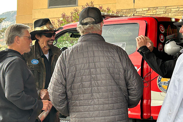 Kyle Petty Charity Ride attraverso l'America Richard Petty