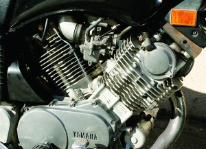 1982 Yamaha XV920 Virago engine.