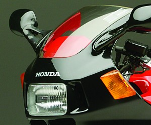 1987 Honda CBR1000F Hurricane headlight.