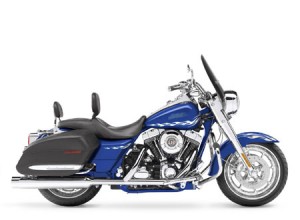 2007 Harley-Davidson CVO FLHRSE3 Screamin Eagle Road King iCandy Cobalt with Burnt Gold Leafing graphics
