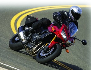 The new FZ1 rails through corners even better than before.