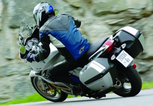 The Norge steers well and makes the most of twisty blacktop, but ground clearance restricts more ambitious riders.