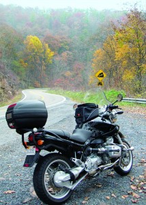 The road gets twisty and the fall colors begin to fade as Route 33 climbs to over 4,000 feet in the Allegheny Mountains in West Virginia.