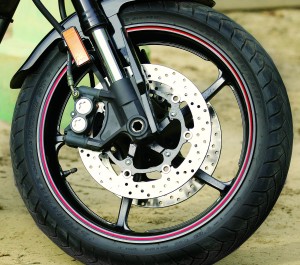 New radial-mount brakes provide really solid, powerful braking.