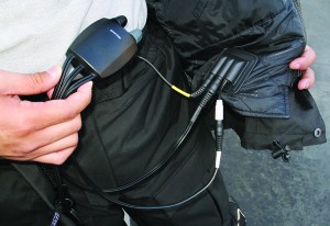 Wires for Gerbing’s Cascade Extreme heated jacket and pants.