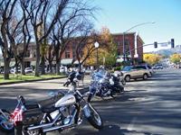 Arizona Motorycle Touring— Motorcycles lined up