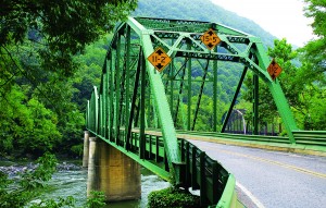 West Virginia Highway 41 crossing the New River.