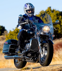 Triumph Rocket III Touring action