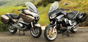 2008 Moto Guzzi Norge 1200 and 2008 BMW R1200RT beauties