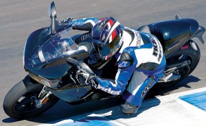 2008 Buell 1125R on the track
