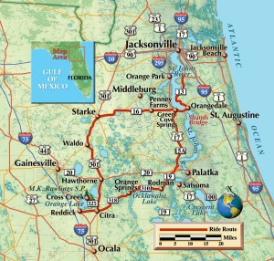 Cross Creek, Florida Map