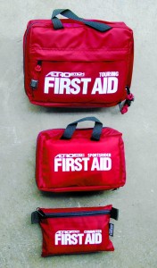 Aerostitch First-Aid Kits come in durable nylon cases.
