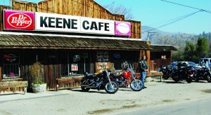Rider-friendly Keene Café is a must-stop for rib-sticking chow and good conversation.