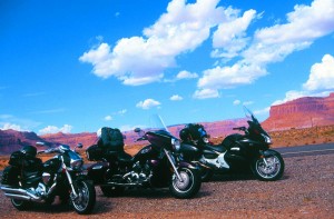 Taking a break outside of Kayenta, Arizona, on the Navajo Reservation.