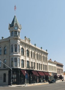 A restored 19th-century building in Baker.