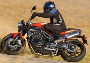 The Speed Triple is an exciting ride.