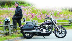 Stopping to smell the flowers: Important in the life of every motorcyclist.