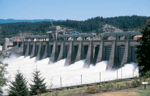 Bonneville Dam in Oregon