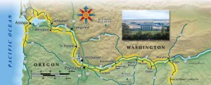 Columbia River Gorge Motorcycle Ride Map