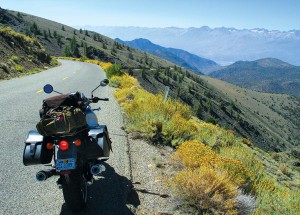 The view from the road to the Ancient Bristlecone Pine Fores
