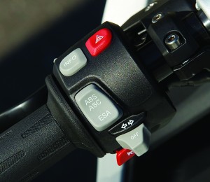 Anti-lock brakes and traction control are options on the K1300S, and both can be turned off.