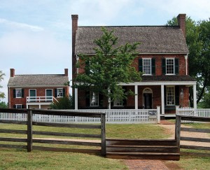 Clover Hill Tavern in Appomattox Courthouse as it appears today.