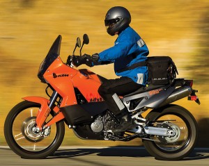 2007 KTM 990 Adventure action