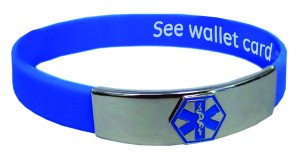 SOS Lifeband Silicone Bracelet 