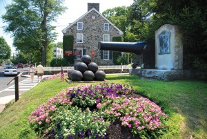 A Revolutionary War cannon in New Hope Pennsylvania