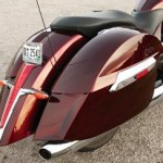 2010 Victory Cross Country saddlebags and taillight